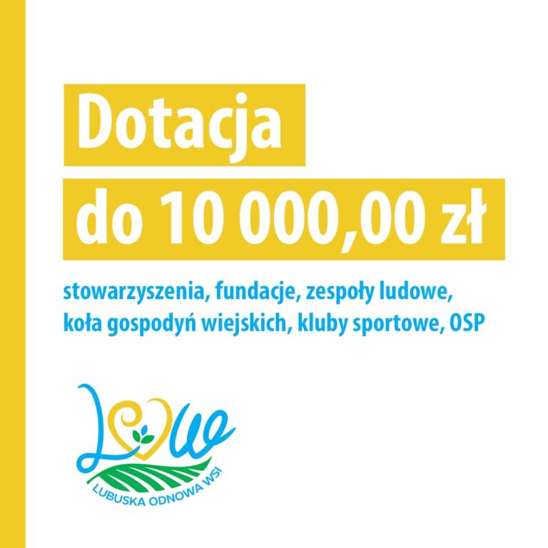 Dotacje dla NGO nawet do 10 tysięcy złotych