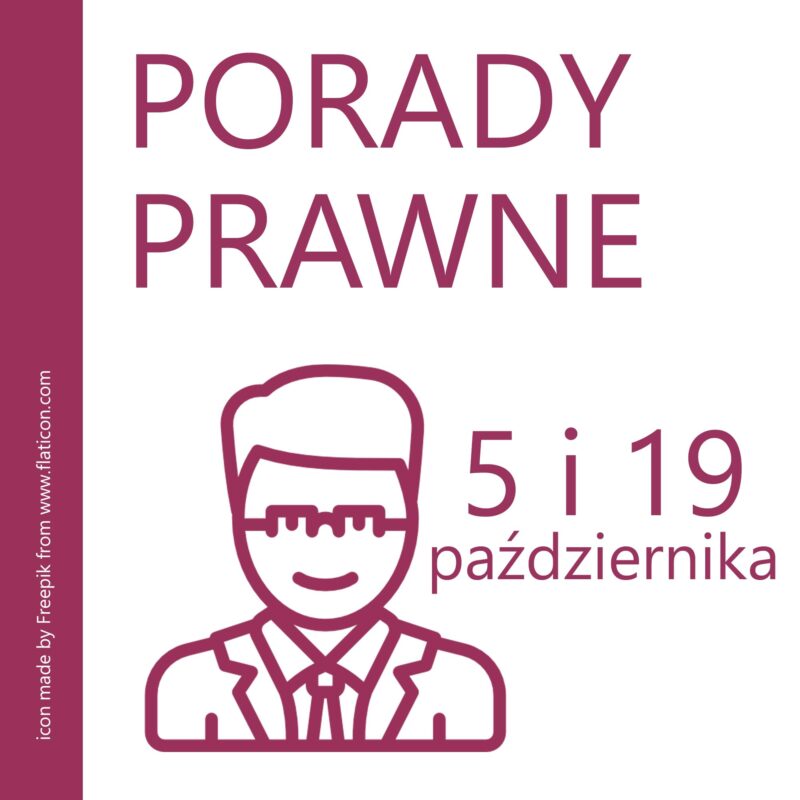 Porady prawne 5 i 19 października 2021