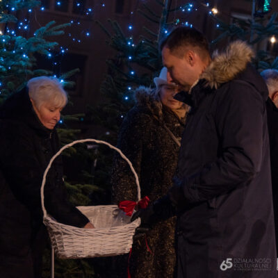 Na zdjęciu uczestnicy wigilii w Strzelcach Krajeńskich