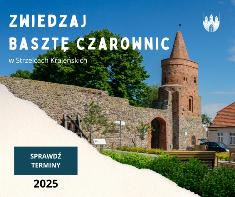 Napisz "Zwiedzaj Basztę Czarownic"