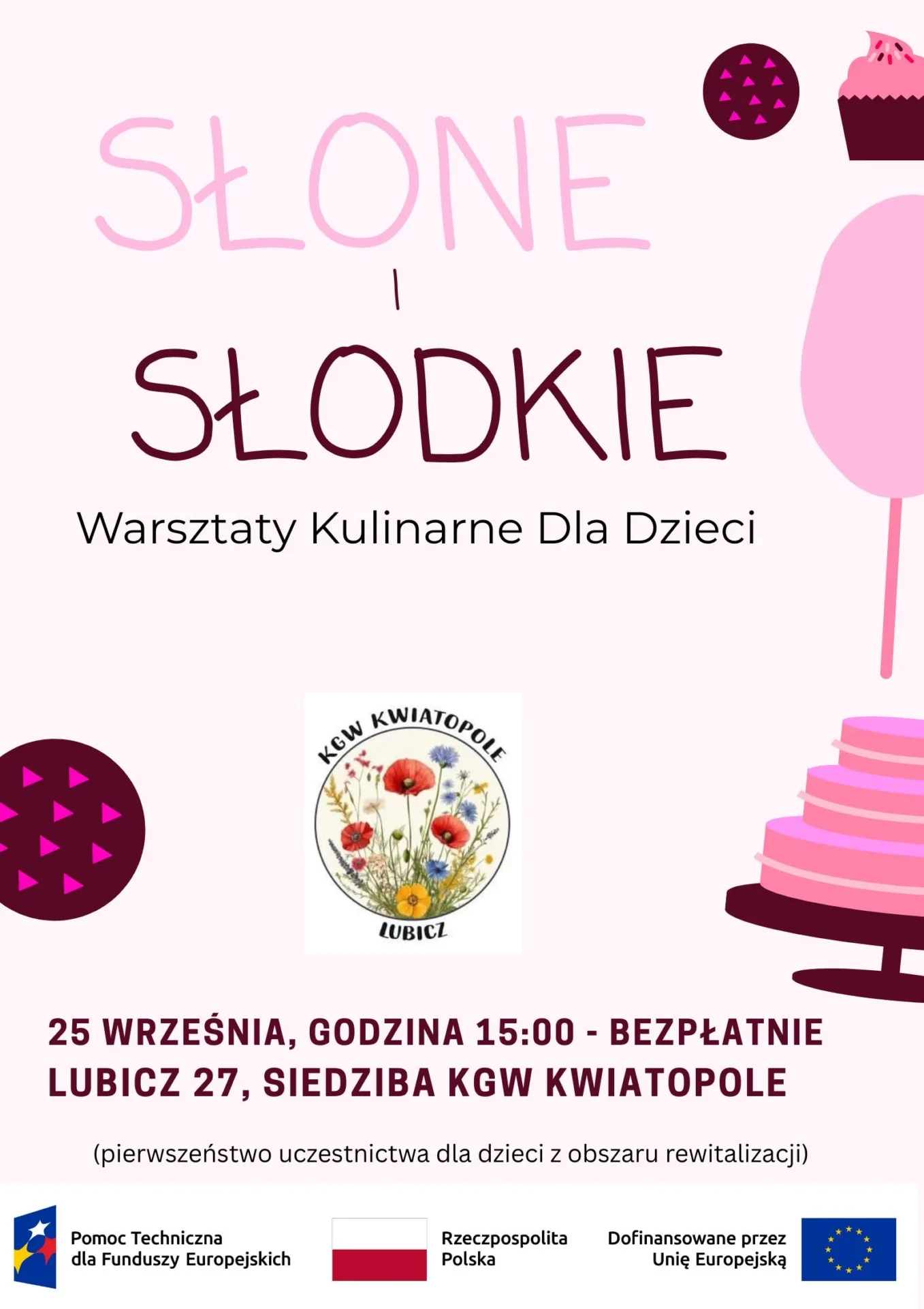 Plakat wydarzenia. Informacja w treści artykułu.
