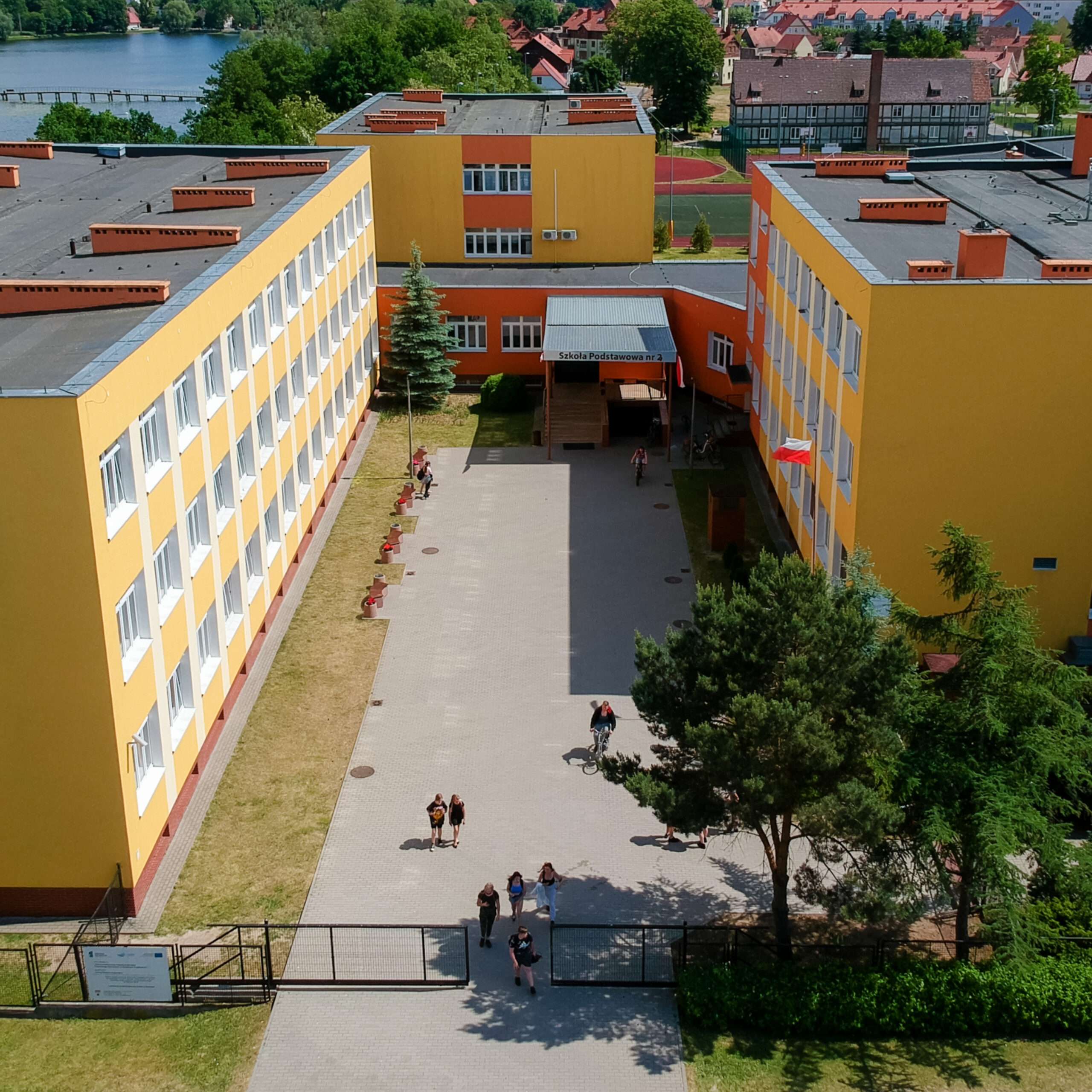 Szkoła z lotu ptaka